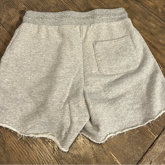Natural Life Gray Distressed Sweat Shorts Size XS Elastic and Drawstring Waist - Picture 5 of 7